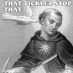 Saint St. Thomas Aquinas - That ticklez stop that