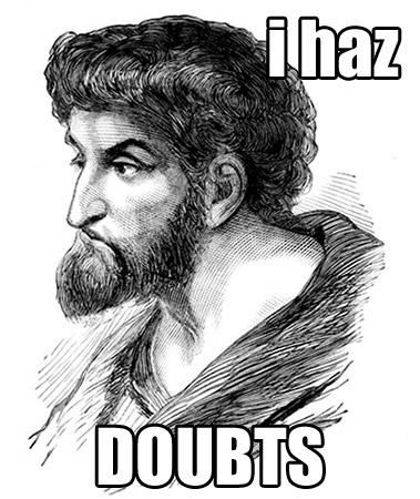 I haz doubts - Thomas the Apostle sketch