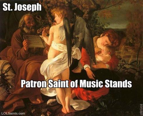 St. Joseph Patron Saint of Music Stands