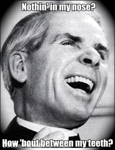 Fulton Sheen gives a hearty laugh