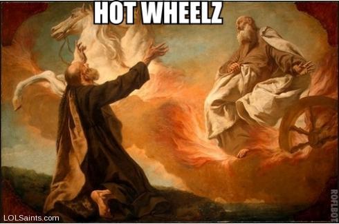 Elijah-Elisha-Chariot of Fire - Hot Wheelz