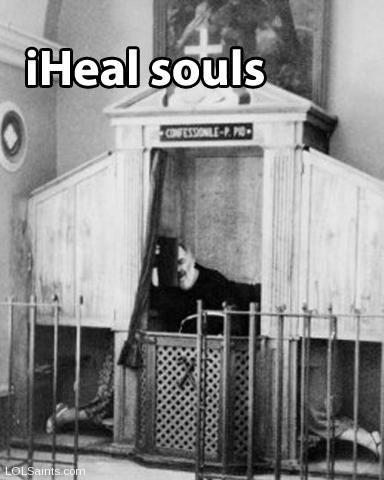 Padre Pio - iHeal Souls - in the Confessional