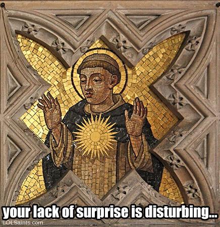 Your lack of surprise is disturbing... St. Thomas Aquinas Mosaic