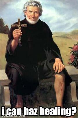 Saint Peregrine - I Can Haz Healing?