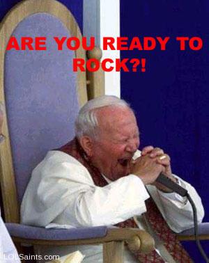 Are you ready to rock? Pope John Paul II Microphone