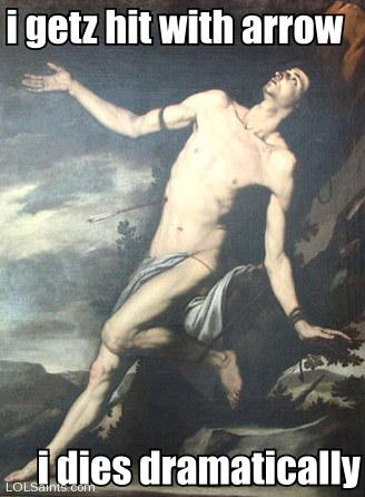 St. Sebastian - Dramatic Look