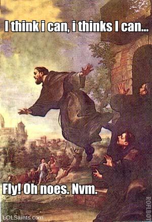 Saint Joseph of Cupertino - Levitating