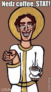 Saint Drogo, Patron of Coffee