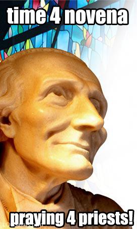 Time 4 novena - praying 4 priests - St. Jean-Marie Vianney